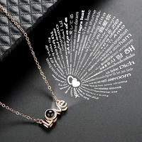 attractto gold letters necklaces 100 languages necklacespendants for women chain statement necklace sne190184