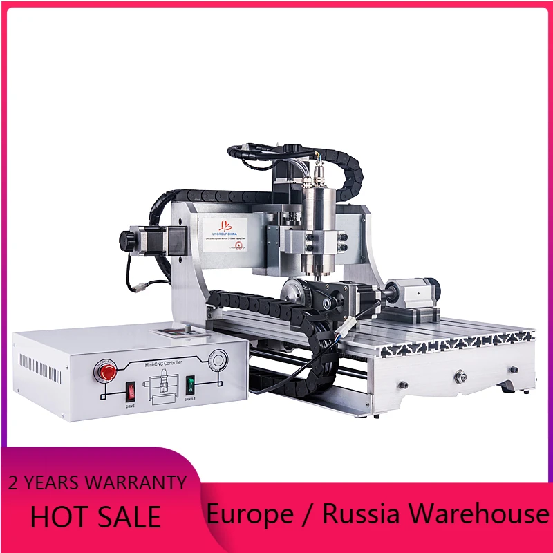 Гравировальный станок с ЧПУ 3040 полностью автоматическая небольшая рекламы Diy