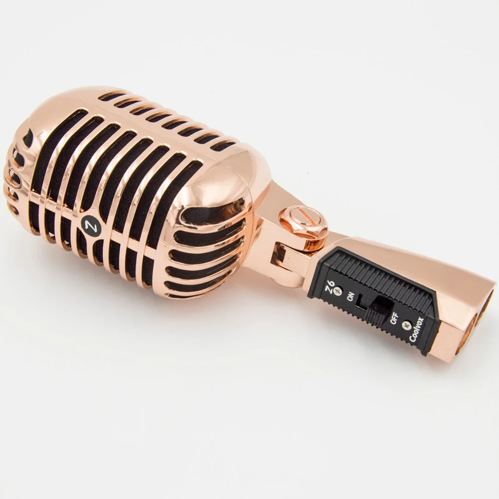 Бесплатная доставка профессиональный вокальный микрофон серебряный KTV