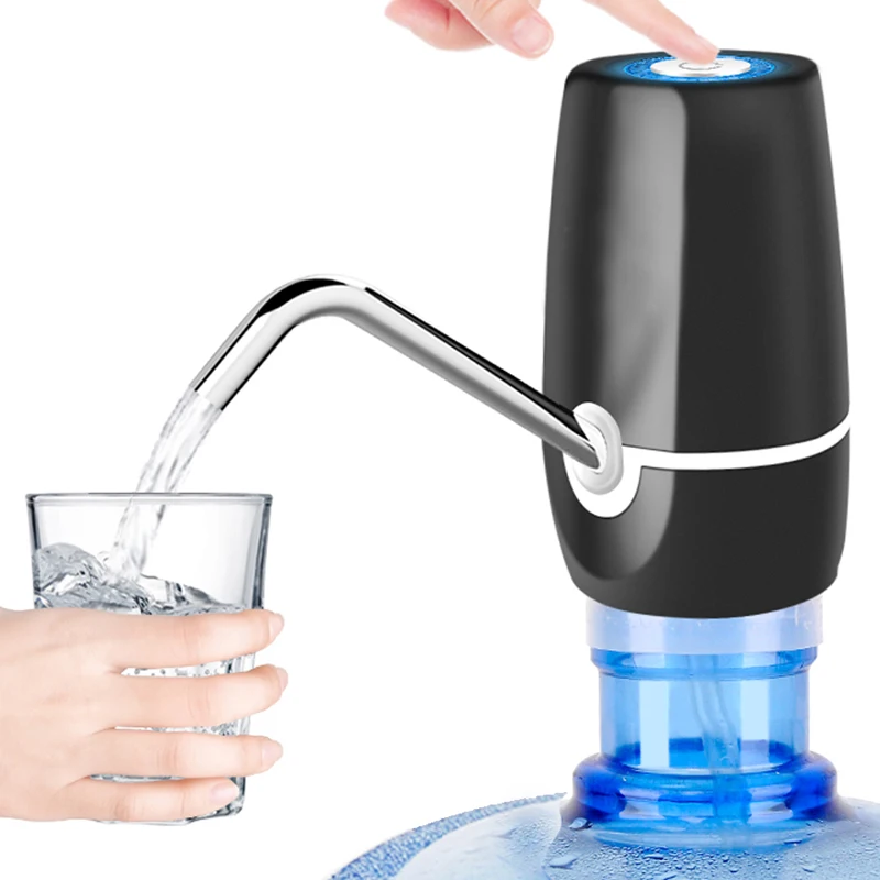 

Electric Water Pump USB Charging Automatic Switch Drinking Dispenser Cordless Mini Portable Household Pure Bucket Water Press