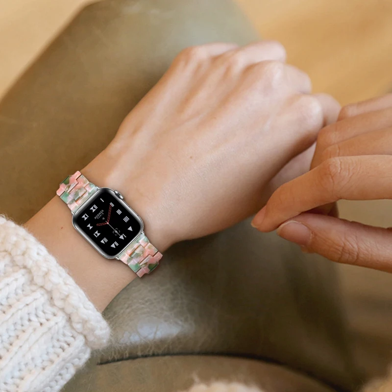 

Resin Strap for Apple Watch 5 4 for Iwatch 38mm Watchband Bracelet for Apple Watch 5 4 3 2 1