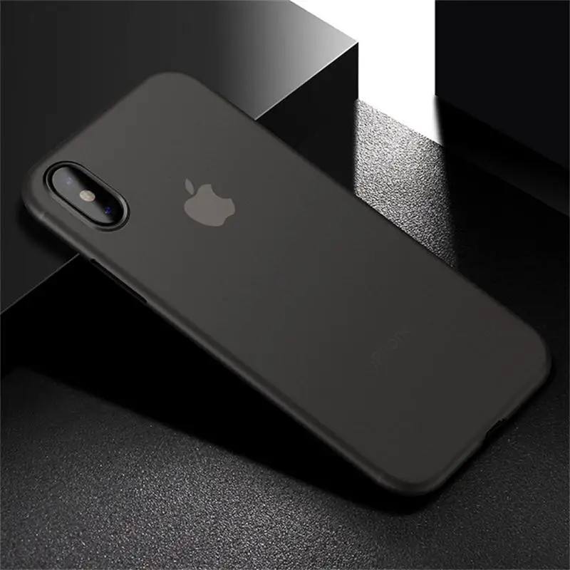 Чехол Cafele для телефона iPhone X 0 4 мм Ультратонкий матовый жесткий ПП чехол 10