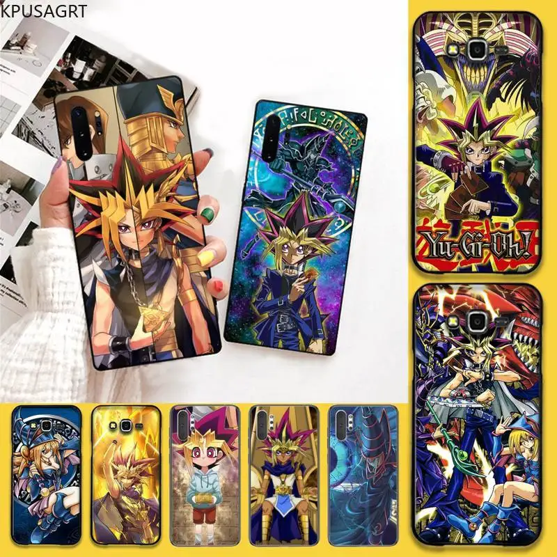Мягкий черный телефонный чехол Yu Gi Oh Yugioh для Samsung Galaxy Note20 ultra 7 8 9 10 Plus lite J7 J8 2018