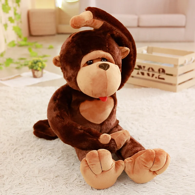 

Soft Cute Creativity Plush Toy Cartoons Gorilla Doll Stuffed Toy Children Birthday Gift Christmas Gift Juguetes Plushies BC50MR