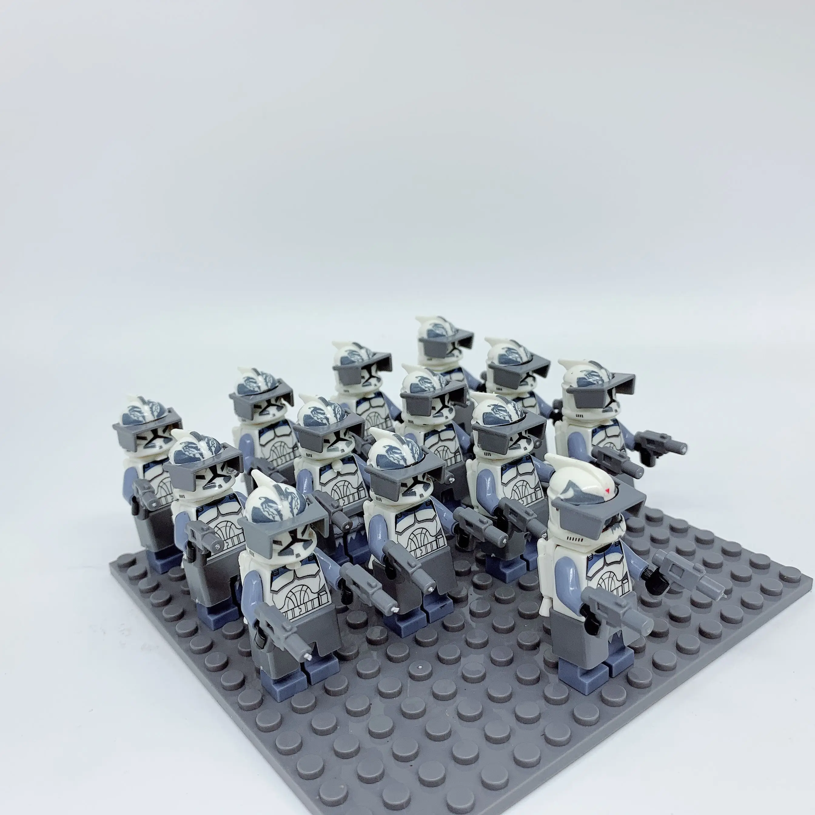 PG622 PG618 12PCS 13 шт./лот Star Wars Rebels Storm Trooper 7668 Shadow clone Trooper Дарт Вейдер игрушка fig совместимый - Цвет: PG622 PG618 12PCS