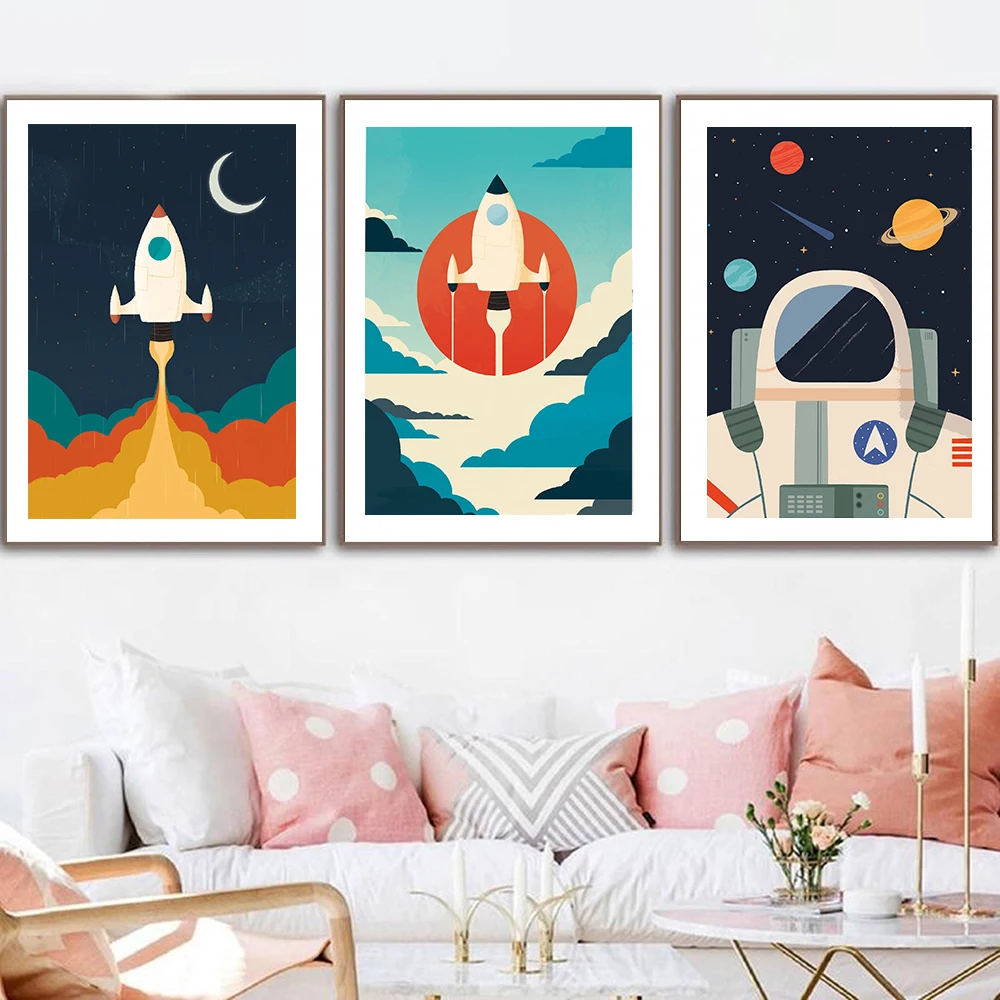 Широкое пространство путешествия универсальные постеры и принты Холст Живопись