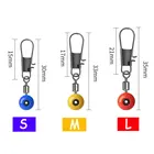 Поплавок для рыбалки 30 шт., коннекторы в виде космических бобов с поворотными зажимами, рыболовные инструменты, аксессуары для соленой воды, S, M, L