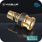 1 шт., немецкий оригинальный преобразователь VIABLUE BNC в RCA, цифровой коаксиальный кабель, декодер, позолоченный преобразователь