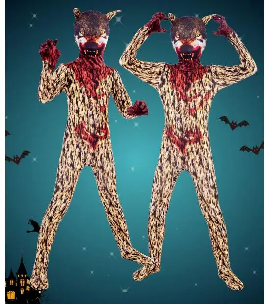 

Halloween Costumes for Children Horror Zombies Boy Girl Skeleton Dress up Fantasy Clipart Jumpsuit Kids Onesie Monster Costume