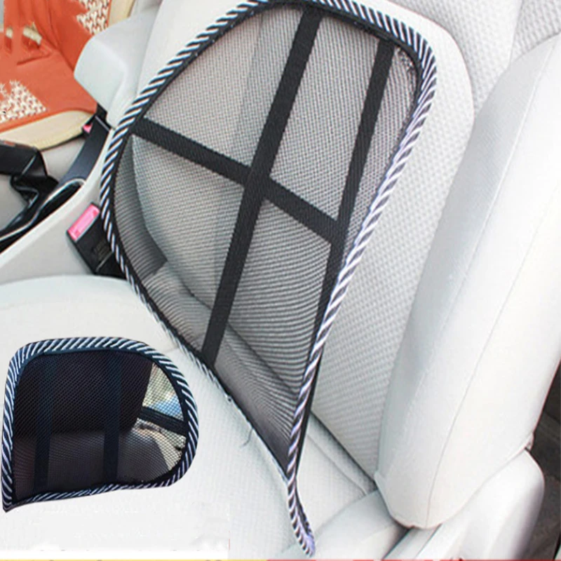 

Car Seat Office Chair Massage Back Lumbar Support Mesh Ventilate Cushion Pad Back Lumbar Cushion for Car Driver