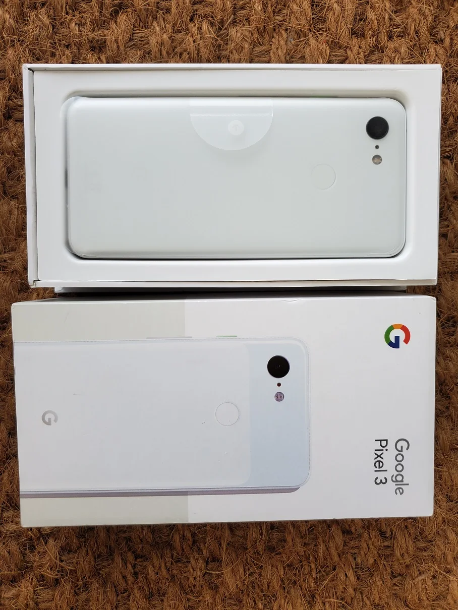 Мобильный телефон Google Pixel 3 Snapdragon 845 Android 9,0 5," FHD 2160x1080 4 Гб ram 128 ГБ rom 12.2мп Fingrprint NFC Qi