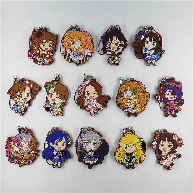 

THE IDOLM@STER Anime Idol Master IDOLMASTER Cute Rubber Keychain