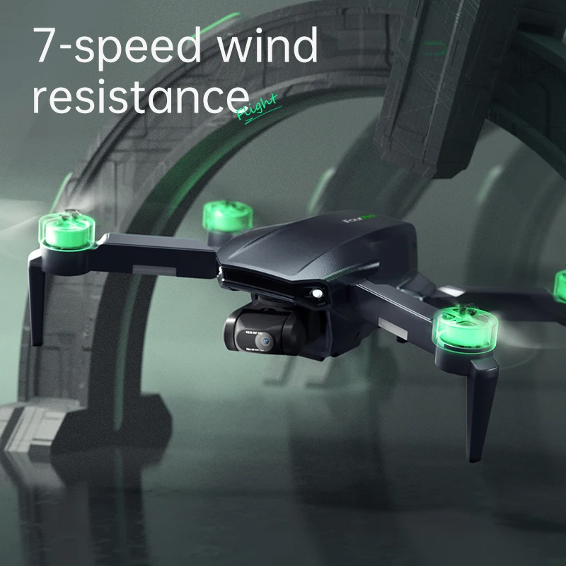 HR iCamera4-Dron con c&aacute;mara Dual 8K HD, 5G, GPS, sin escobillas, card&aacute;n mec&aacute;nico de tres ejes, profesional, juguetes de Control remoto, novedad de 2021-4
