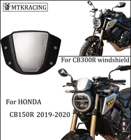 mtkracing for cb300r cb150r cb 300r 150r cb300 cb150 r 2019 2020 motorcycle windshield front windscreen visor wind deflector