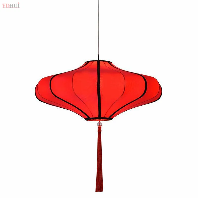 Тканевые подвесные светильники в китайском стиле Подвесная лампа для ресторана