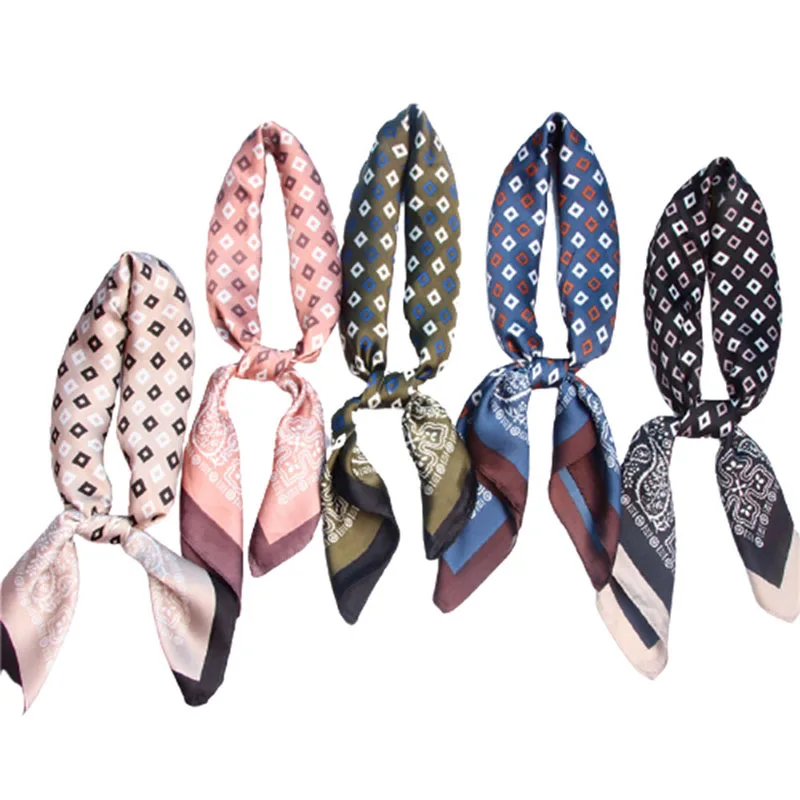 Новый двухсторонний Шелковый саржевый шарф серии Tarot с ручкой и шнуровкой