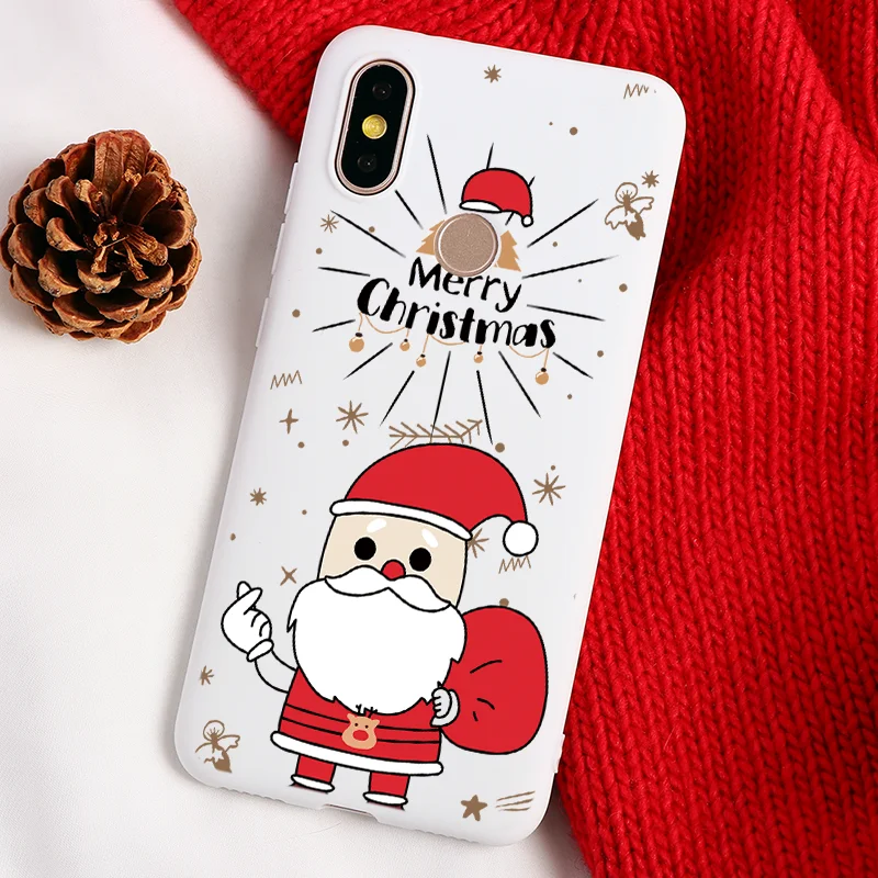 Рождество Лось для ТПУ Xiaomi mi CC9 9T Pro 9 SE F1 A1 A2 5X6X8 Lite красный mi Note 8 7 6 5 Pro 7 K20 Pro 7A 6A счастливый новогодний чехол