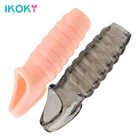 Кольцо-Растяжитель Для пениса, многоразовые презервативы для мужчин, интимные игрушки для взрослых