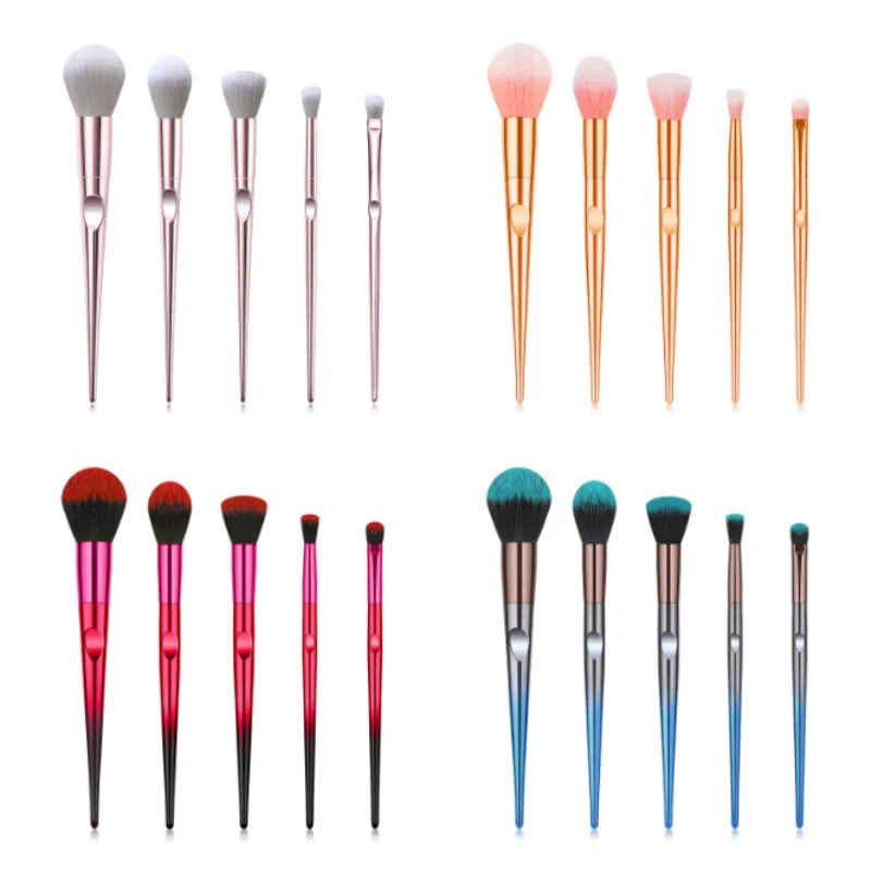 Горячая Распродажа 5 шт. расширитель для пальца набор кистей макияжа