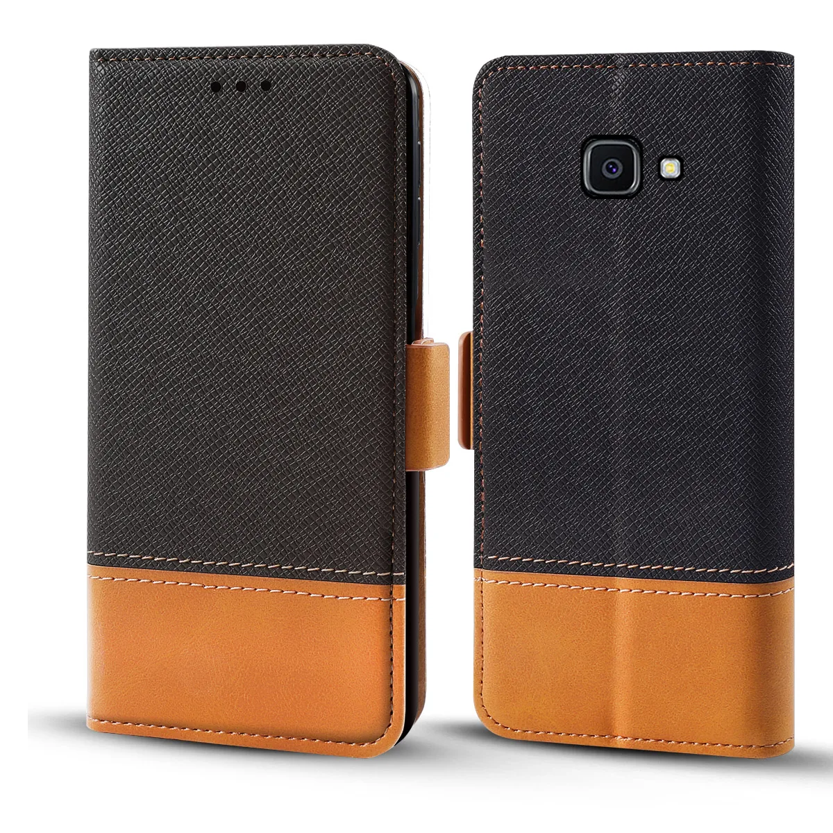 Чехол для Samsung Galaxy Xcover 4 X флип чехол контрастных цветов из искусственной кожи с