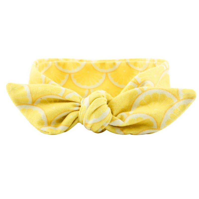 

Baby Headbands Newborn Girls Hair Band Cute Baby Bow Fruit Print Elastic Bow Headwear Kids Gifts Girl Hair Accessories