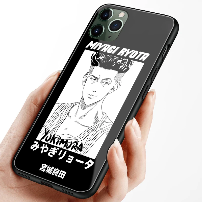 Стеклянный чехол Ryota Miyagi Slam Dunk для iPhone 6s 7 8 x xr xs 11 pro max Samsung S note 9 10 20 Plus | Мобильные