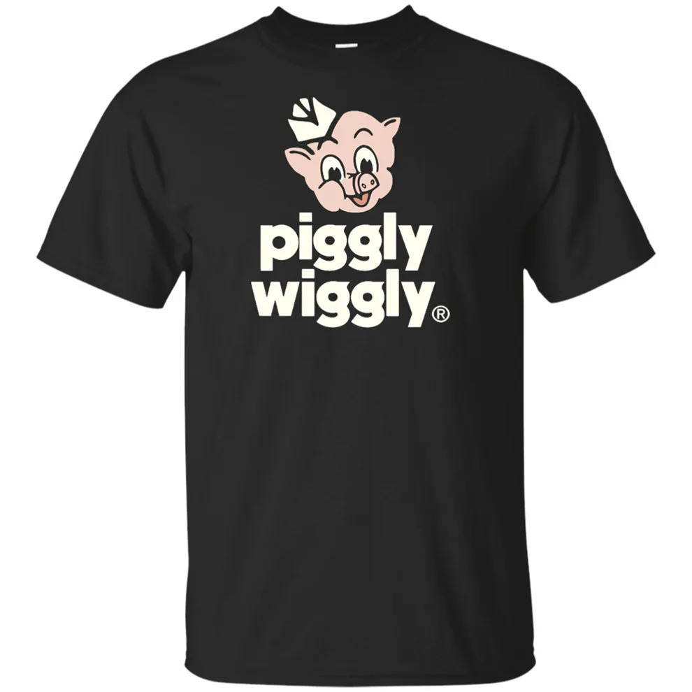 Piggly Wiggly Pig забавная Футболка мужская футболка женская Новая модная футболка| |