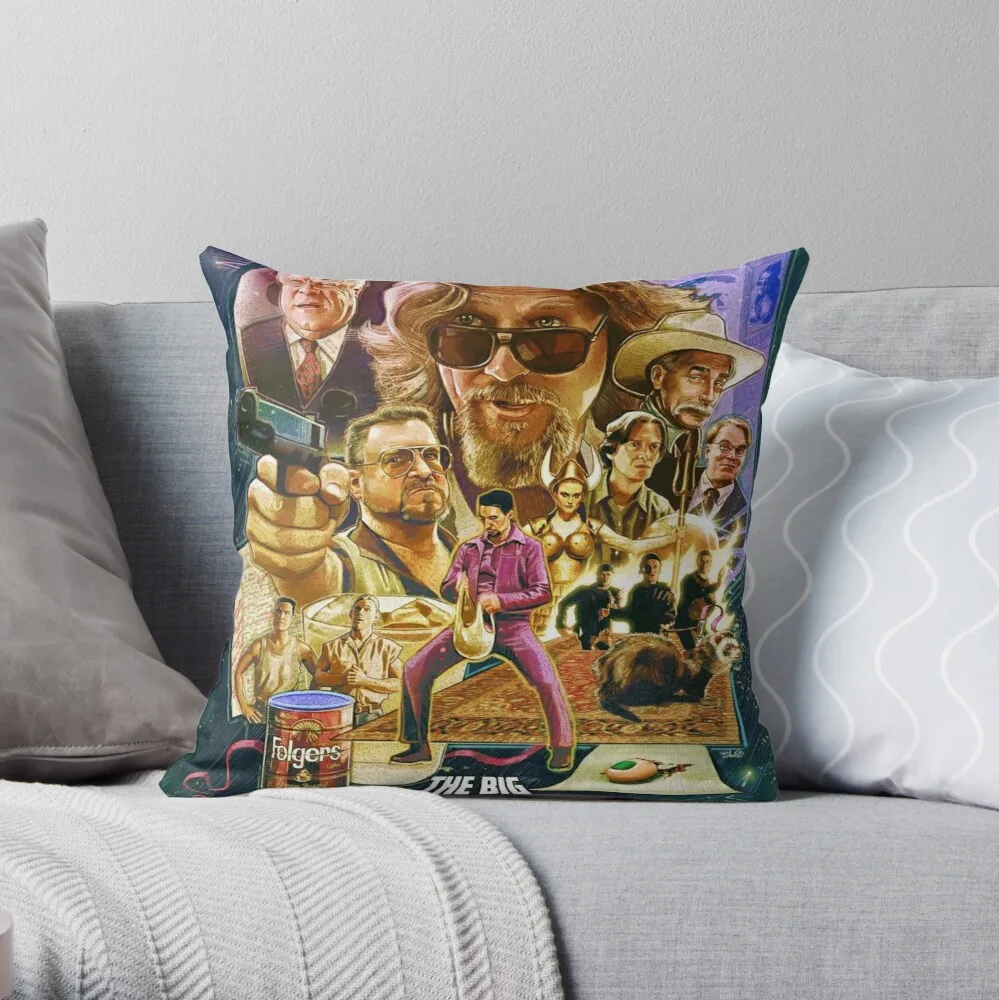 

Большая декоративная подушка Lebowski, чехол из полиэстера для украшения дома