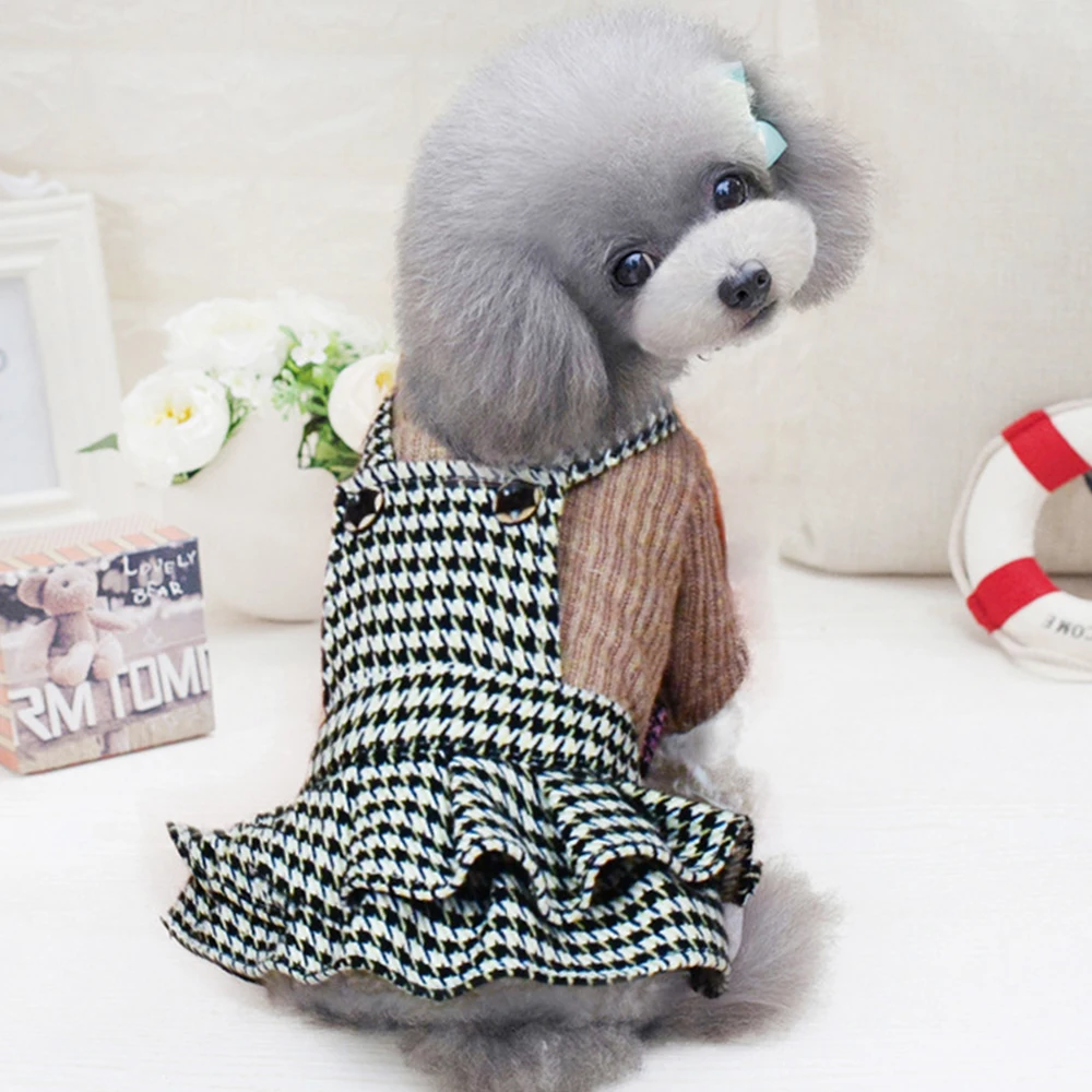 Girl Dog Clothes Suit Costume Small for Yorkies Chihuahua Dress Skirt Dogs of Breeds | Дом и сад