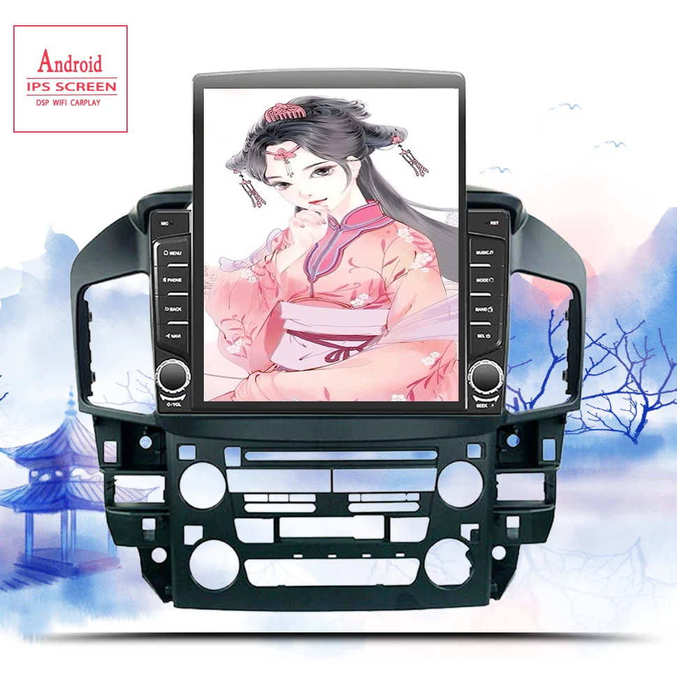 Автомобильный радиоприемник IPS Android 10 0 для Lexus RX300 Toyota Harrier 1998 навигация GPS