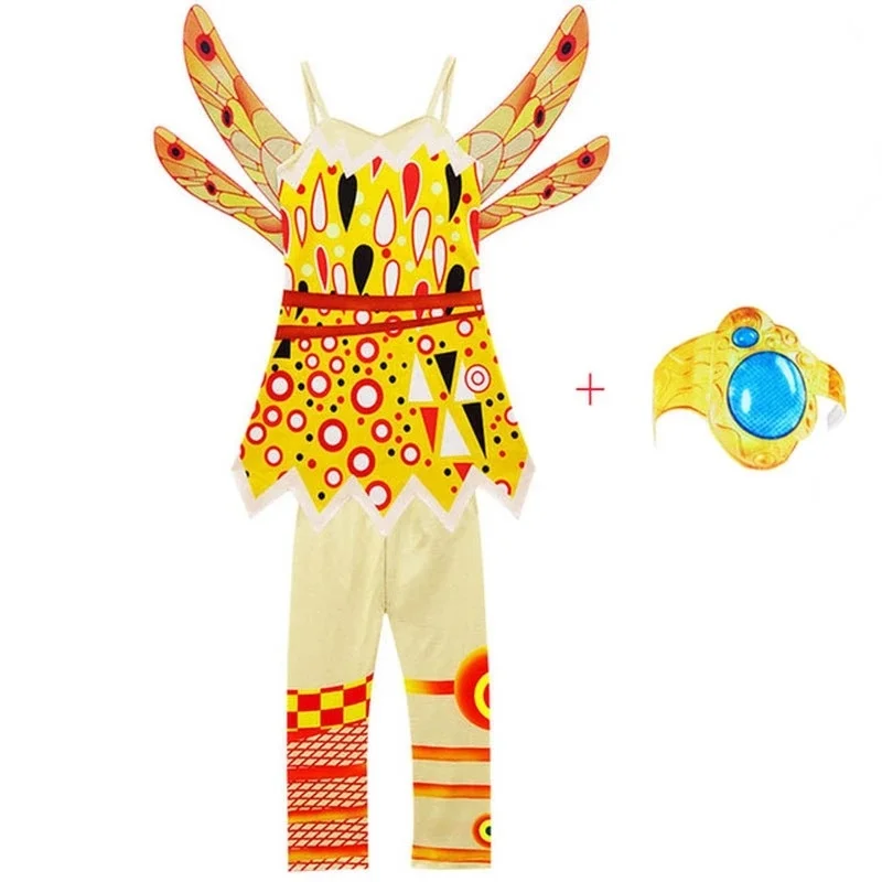 Костюмы на Хэллоуин для девочек комплект одежды Mia и Me костюм косплея Детский