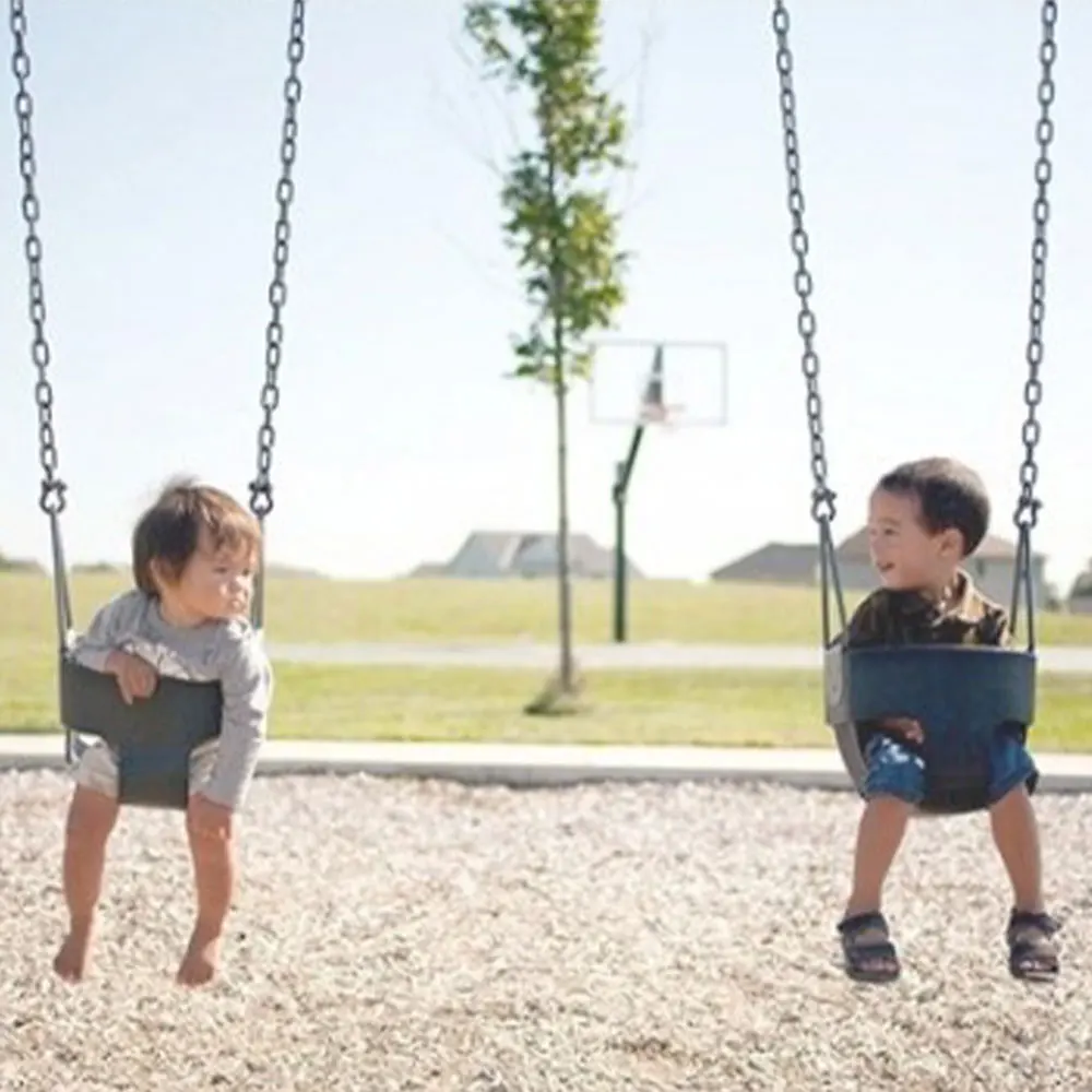 Регулируемые по высоте веревки радужные Детские уличные качели пластиковые