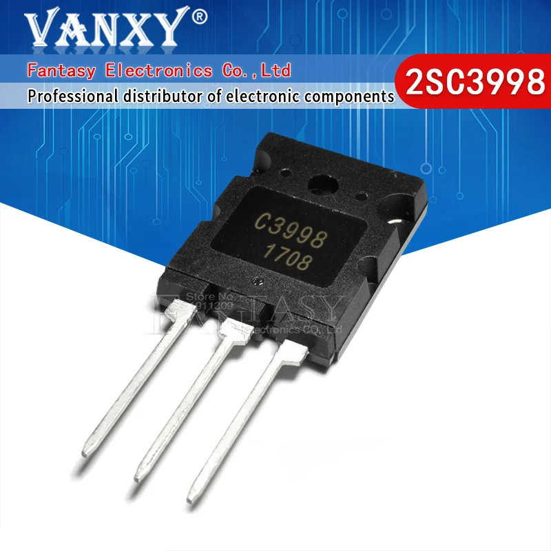 Оригинальный транзистор 2SC3998 TO-3PL C3998 TO-3P 25A 1500 В 5 шт. | Электронные компоненты и