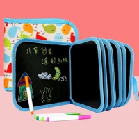 new 2021 baby toys set painting drawing toys black board with magic pen painting coloring book funny toy for kids