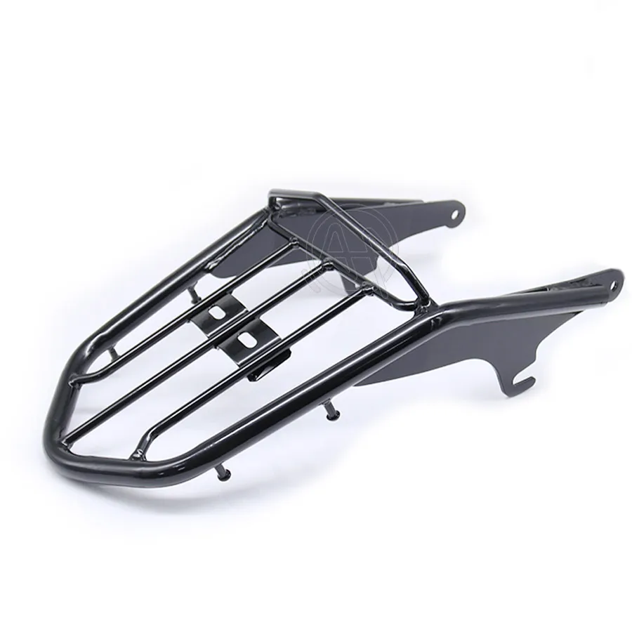 1x черная металлическая мотоциклетная Двухуровневая багажная стойка Кронштейн