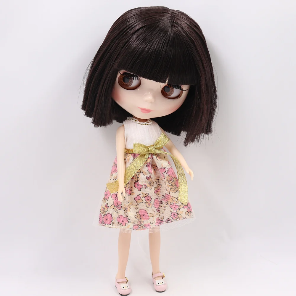 Кукла Blyth ICY DBS с белой кожей и черной волосами Боб 1/6 BJD ob24 аниме девушка | Игрушки
