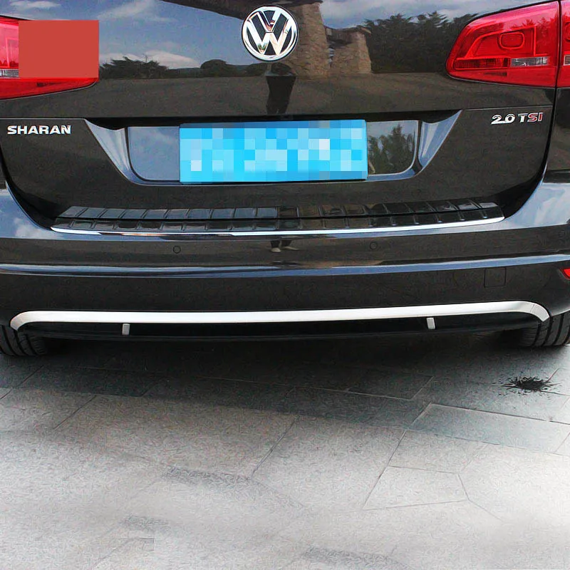 Автомобильный Стайлинг отделка для заднего бампера автомобиля volkswagen sharan 2011 2012 2013