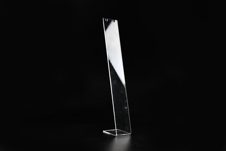 

3pcs Acrylic 13" Necklace Display Rack Shelf L Pendant Showing Stand Bracelet Easel Holder Jewelry Showcase