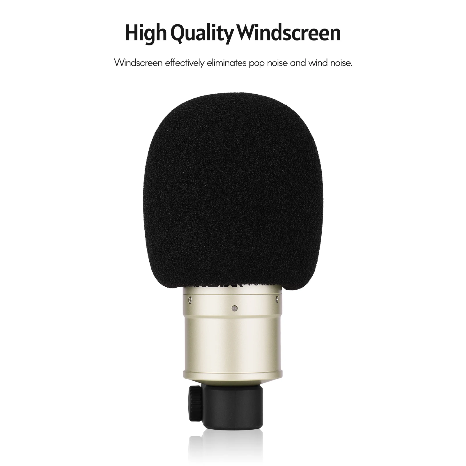 TAKSTAR PC-K200 Cardioid-directional Condenser Recording Microphone Metal Structure Wide Frequency Response with Shock Mount | Спорт и