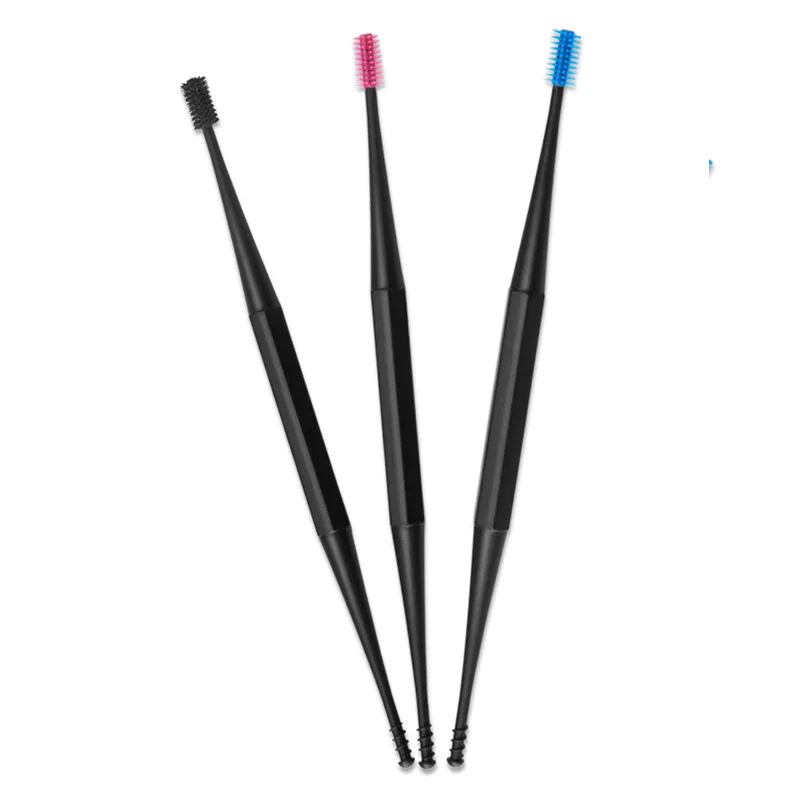 Очиститель для ушей силиконовый инструмент очистки с двойной головкой удаления