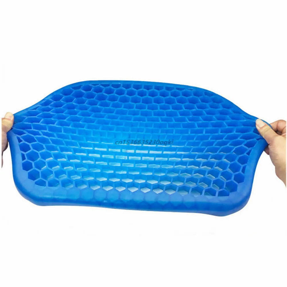 Автомобильная дышащая подушка для сиденья гелевая Подушка льда нескользящая