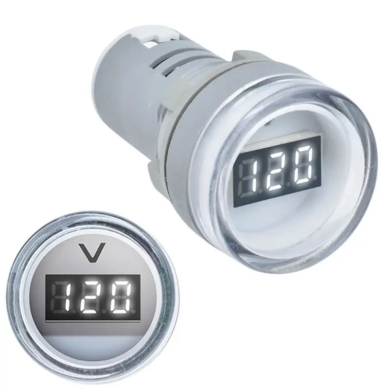 22 мм AD16 22DSV Тип AC 60 500 В Мини измеритель напряжения светодиодный цифровой дисплей