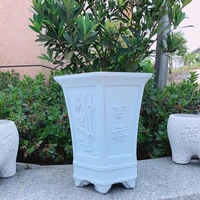 28cm11 02in chinese good quality plastic hexagonal bonsai home gardening decoration cement indoors outdoors succulent pot mold