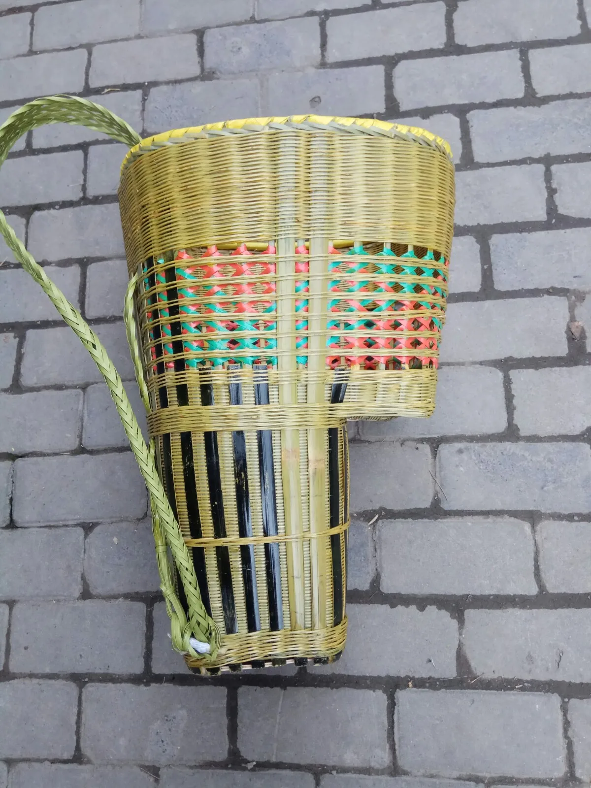 

Handicrafts, Bamboo Woven Products, Handmade Bamboo Woven Backing Children, Storage, Collectibles