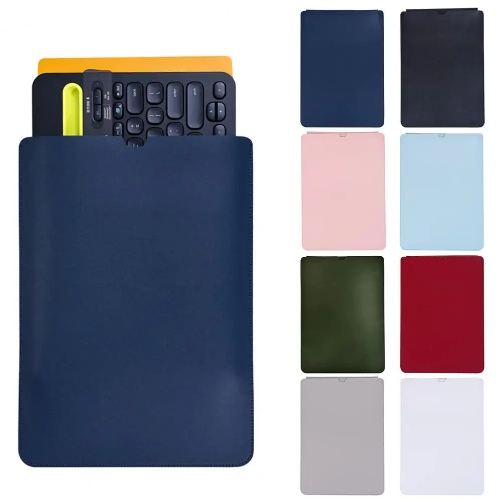 

Keyboard Sleeve WaterproofSoft Faux Leather Keyboard Travel Bag Case for Logitech K480 Keyboard Storage Protect Organizer Fabric