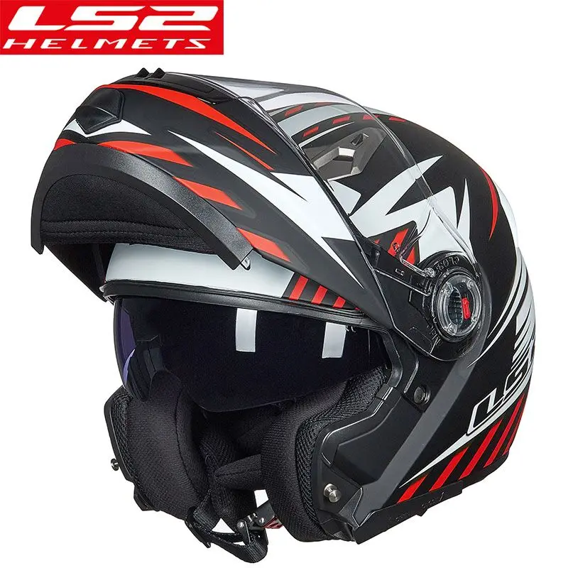 Модульный мотоциклетный шлем LS2 FF370 разных цветов ls2 Man Flip Up casco Moto для гоночных