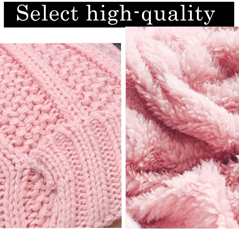 Зимний женский шарф и бархатная версия наушников для езды на велосипеде открытом