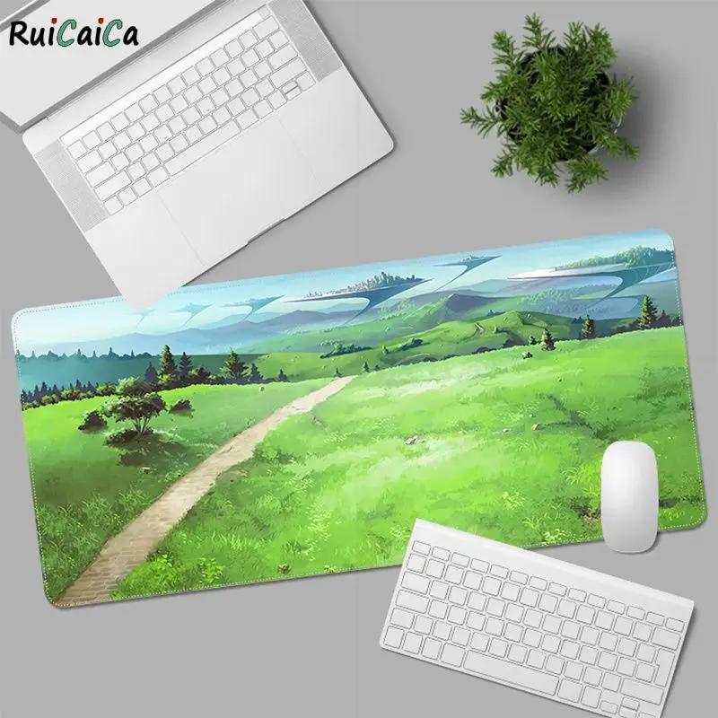 

Anime scenery New Design Rubber Mouse Durable Desktop Mousepad Size for Keyboards Mat Mousepad for boyfriend Gift