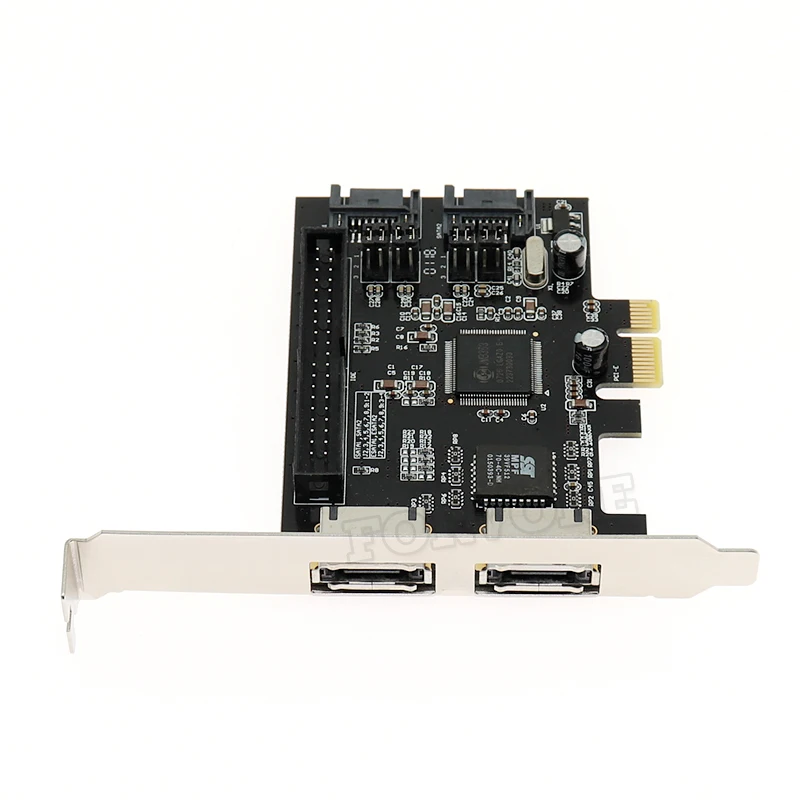 PCI e to 2 Ports SATA IDE eSATA Adapter 2.0 PCIe PCI-e Converter Controller Expansion RAID Card | Компьютеры и офис