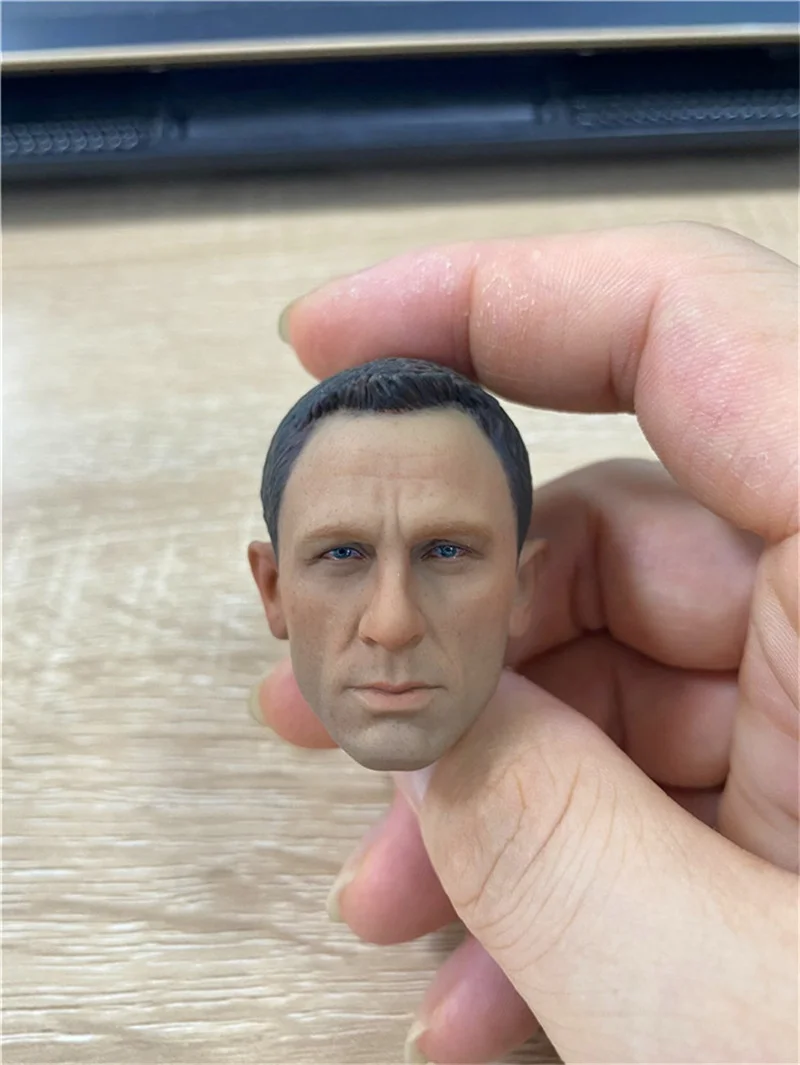 In Stock 1/6th Model Man Male Jamees Bond 007 Agent Ghostes Party Head Sculpture For Fans Collection